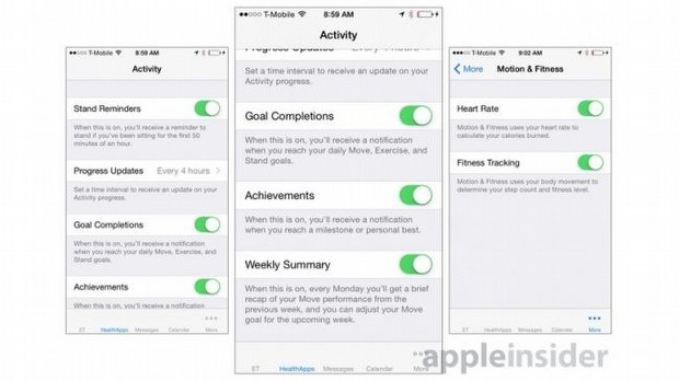 Apple Watch iPhone Uygulaması - Aktiviteler