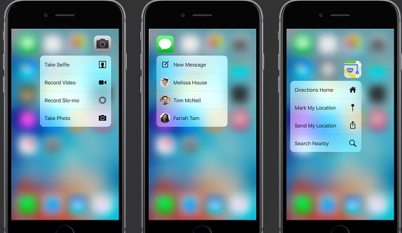 3D Touch - iPhone 6s
